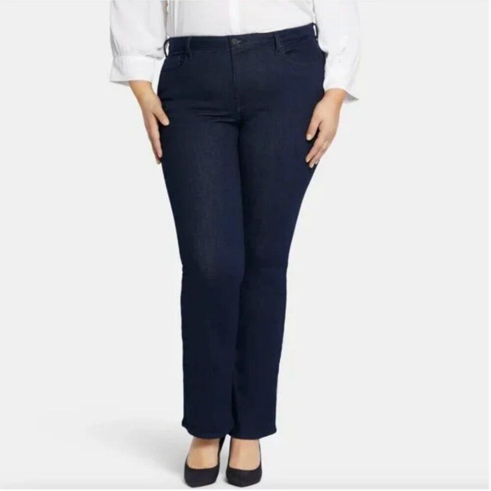 Nydj Women's Barbara Bootcut Jeans Plus Size Liftxtuck Technology Size 18